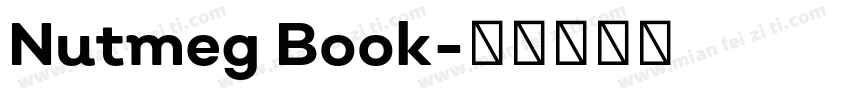 Nutmeg Book字体转换